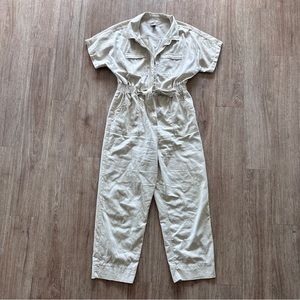 Target button front jumpsuit